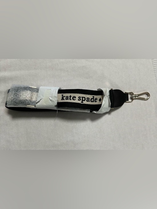 kate spade Handbags - SOLD- Kate Spade New York Adjustable Webbing Strap Black Cream G/T Replacement